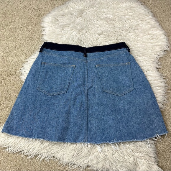 ÉTICA Lucy Cutoff Denim Jean Mini Skirt - Picture 7 of 8